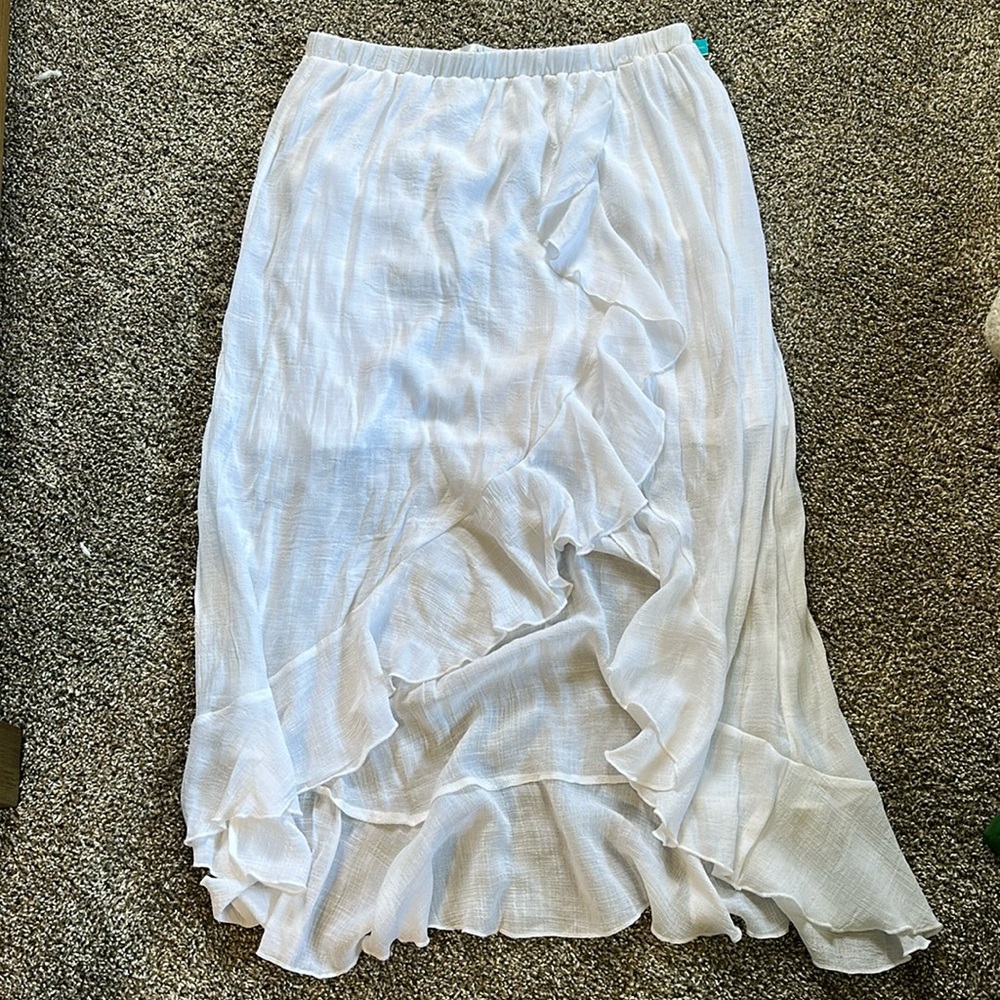 1x split skirt dress
